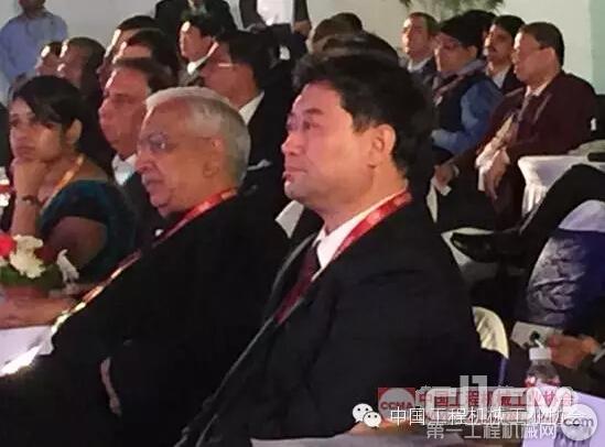 中国工程机械工业协会副会长兼秘书长苏子孟出席开幕式