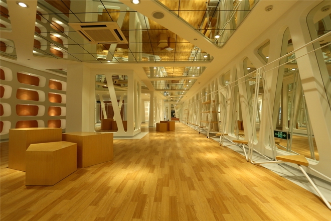 林森：杭州轻工集团棉针织展厅设计(图3)