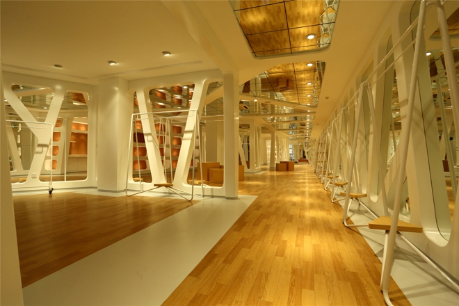 林森：杭州轻工集团棉针织展厅设计(图2)