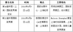 一篇文章带您预览9月上海两大家具展