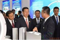 张高丽考察中国-东盟博览会中铝展厅