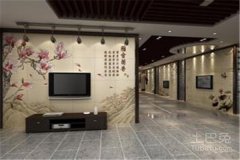 分享瓷砖展厅背景墙的设计方法
